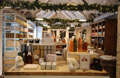 Christmas Display at Daylesford