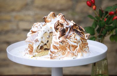 Christmas Pudding Baked Alaska