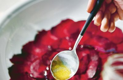 Beet Carpaccio With Cumin