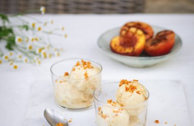 Chamomile and Honeycomb Ice Cream