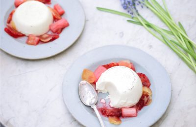 Nurture, Daylesford - panna cotta poached rhubarb-min (1)