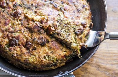 Celebrating Christmas leftovers: Chestnut Bubble and Squeak