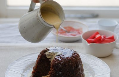Steamed Ginger Pudding & Custard (1)